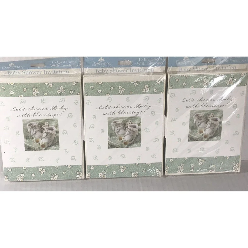 Dayspring ￼Baby Shower Party Invitations Fill-In Set of 30 Envelopes Scripture
